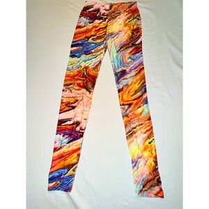 Capelli New York Tie Dye Leggings Womens Small Multi New Crazy Printed PTL-3081